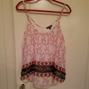 Express tank with a fun floral pattern